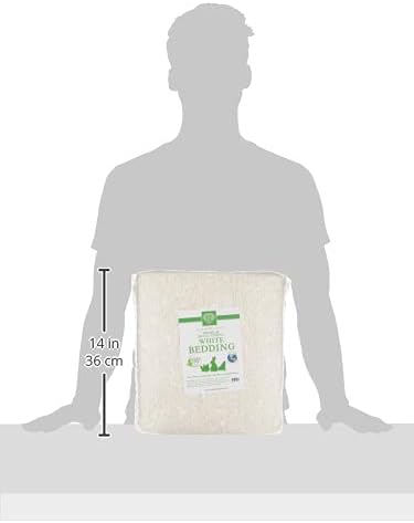 Small Pet Select White Paper Bedding, Guinea Pig, Odor Control, 56 L