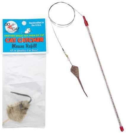 GoCat Cat Lures Catcher Cat Toy + 2 Refill