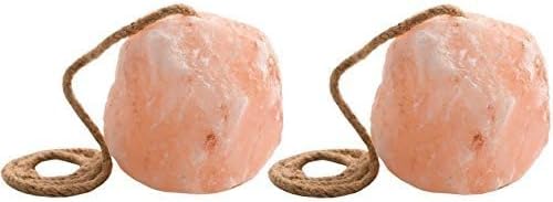 (2 Pack) Himalayan Rock Salt Lick On A Rope for Horses