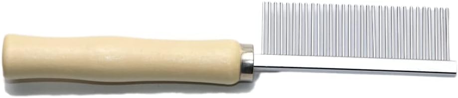Wooden Handle Grooming Comb for Dogs & Cats
