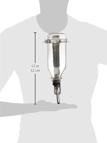 Lixit Pet Glass Water Bottle, 32-Ounce