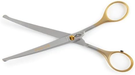 Stainless Steel Ultra Gold Curved Pet Shears with Ball Tip, 6-1/2-Inch