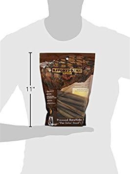 Savory Prime 25-Pack Pressed Roll, 5-Inch, Natural, All Breed Sizes