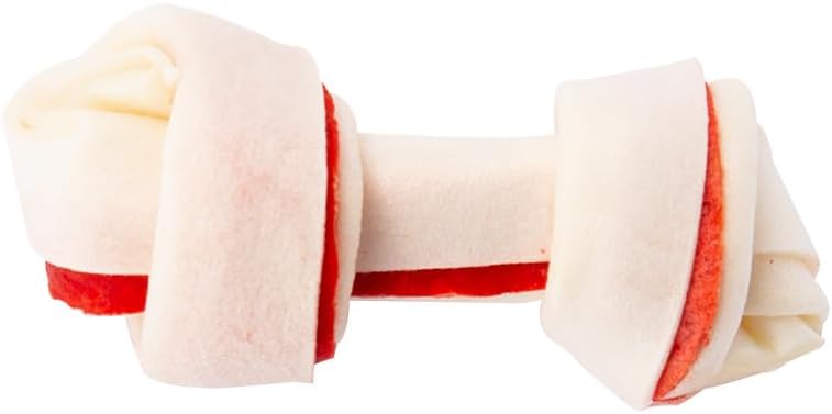 Dingo 95014 Mini Bones, Rawhide For Small/Toy Dogs, Red,14-Count