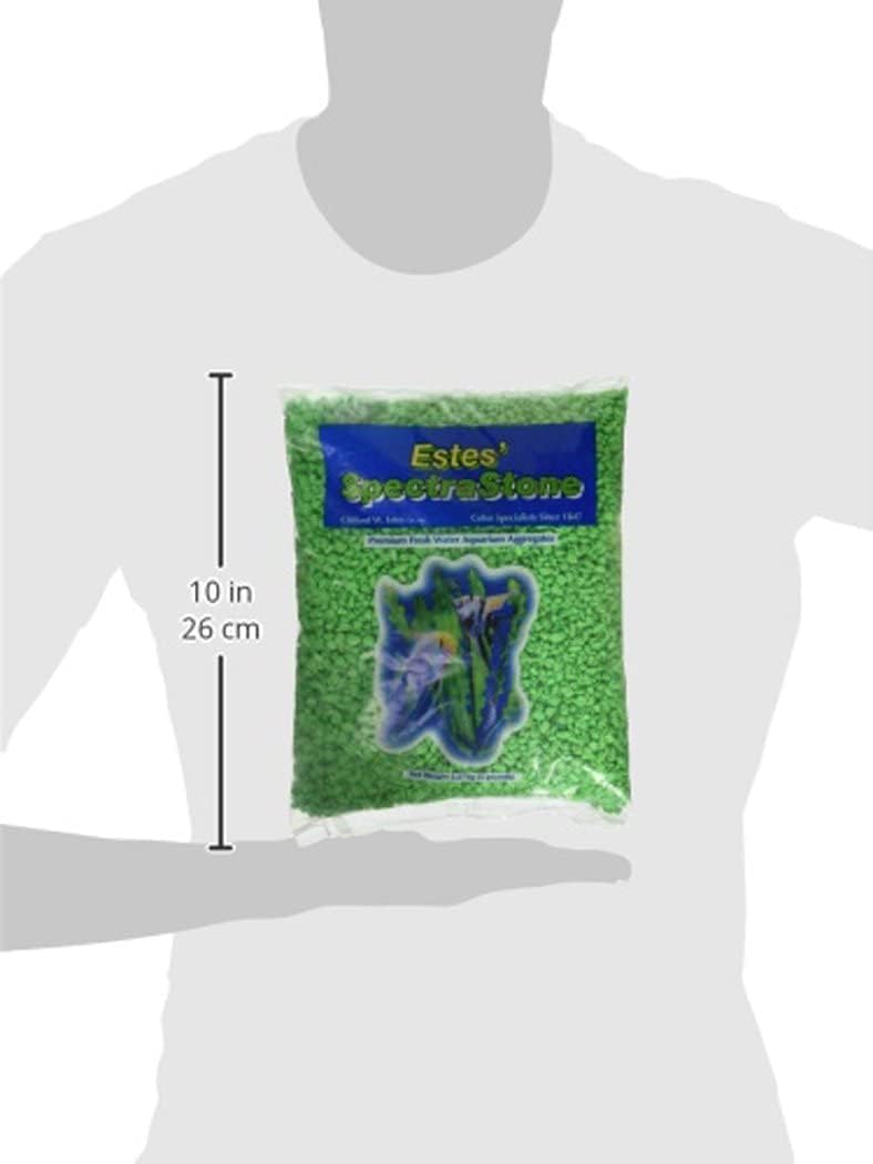 Spectrastone Permaglo Green Aquarium Gravel for Freshwater Aquariums