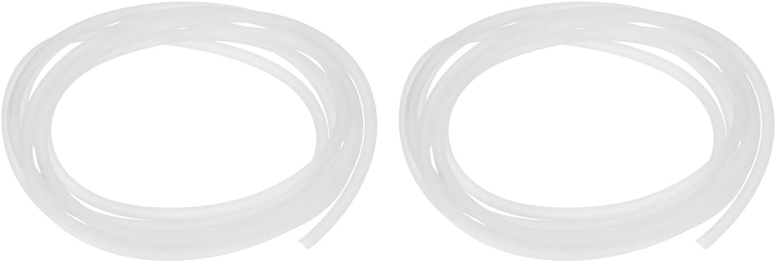 Pump Tubing 4mm IDx6mm OD 9.8ft Aquarium Hose(White 2Pack)
