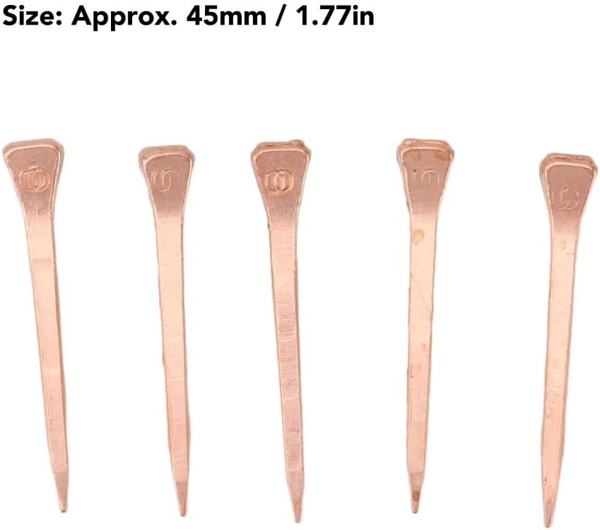 250Pcs Copper Coated Horseshoe Nails E3/E4/E5