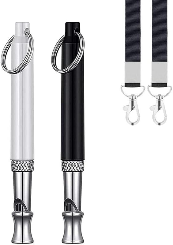 GILL&SONS Dog Training Whistle Set, Adjustable Ultrasonic