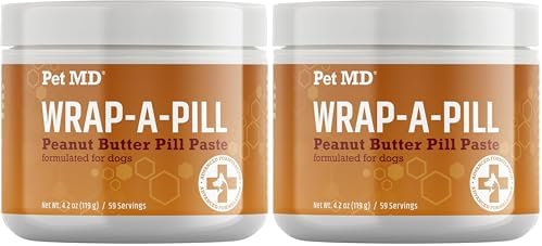 Pet MD Wrap A Pill Bacon Flavor Pill Paste for Dogs - 4.2 oz