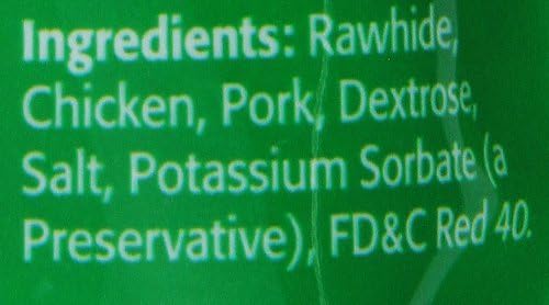 Dingo Ringo Rawhide Dog Treats Made With Real Chicken, 5 Count