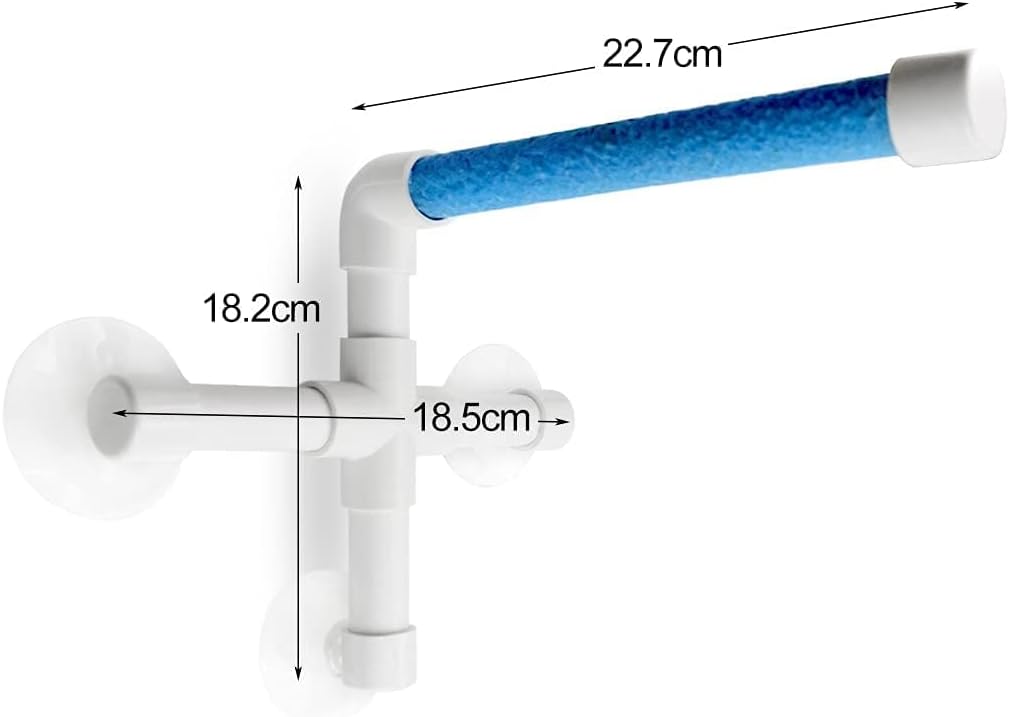 Bird Shower & Window Perch with Suction Cups