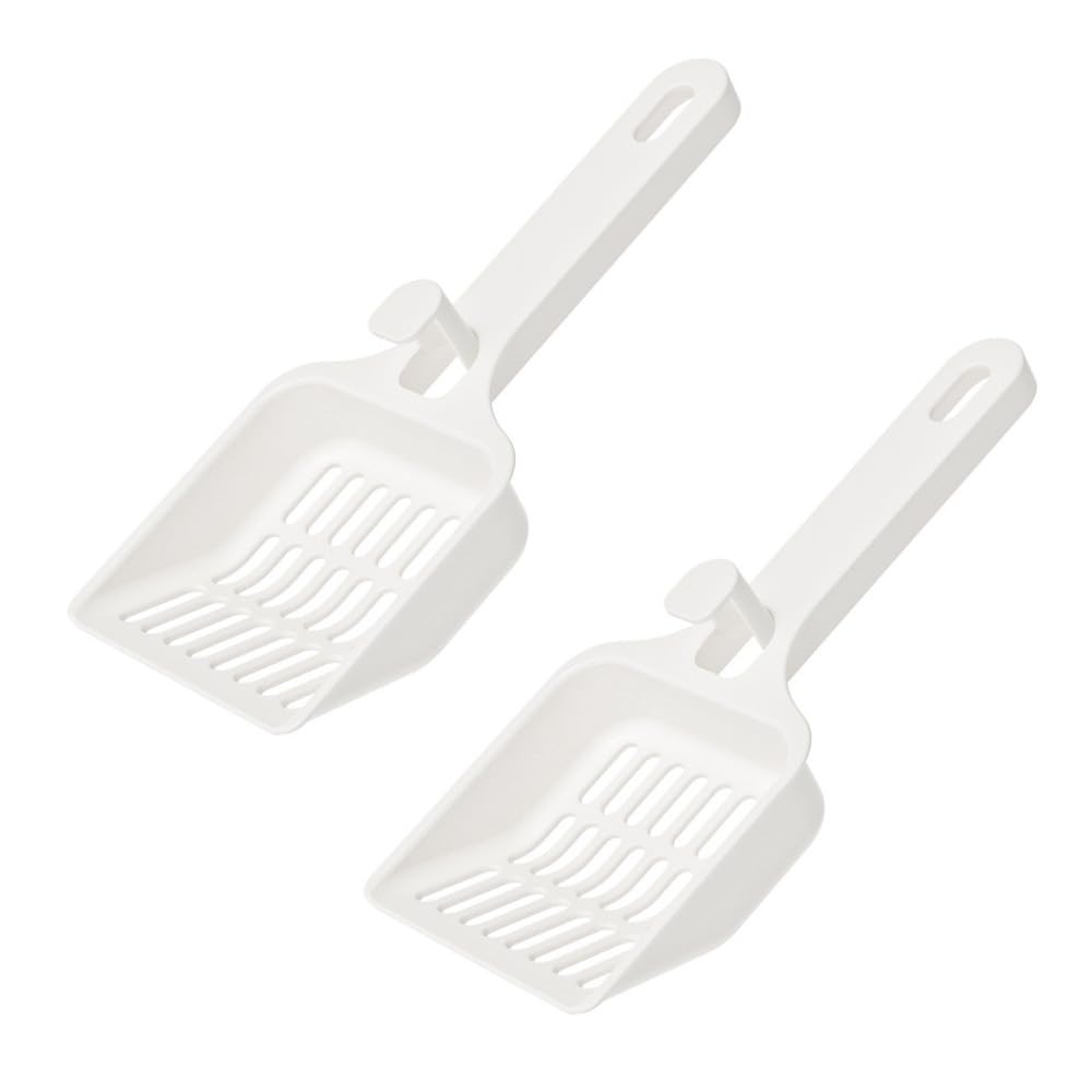 NentMent 2 Pack Cat Litter Scoop Non-Stick Cat Sifting Litter Scoop