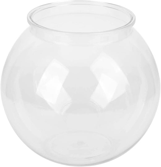Plastic Fish Bowl, Unbreakable Small Round Fish