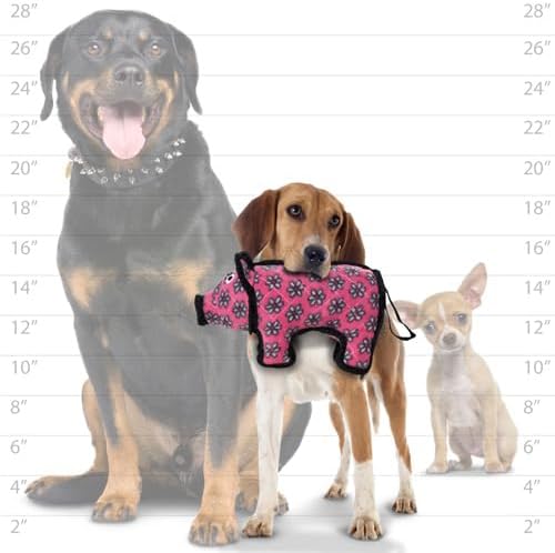 TUFFY® Jr Pig Ultra Durable Plush Dog Toy