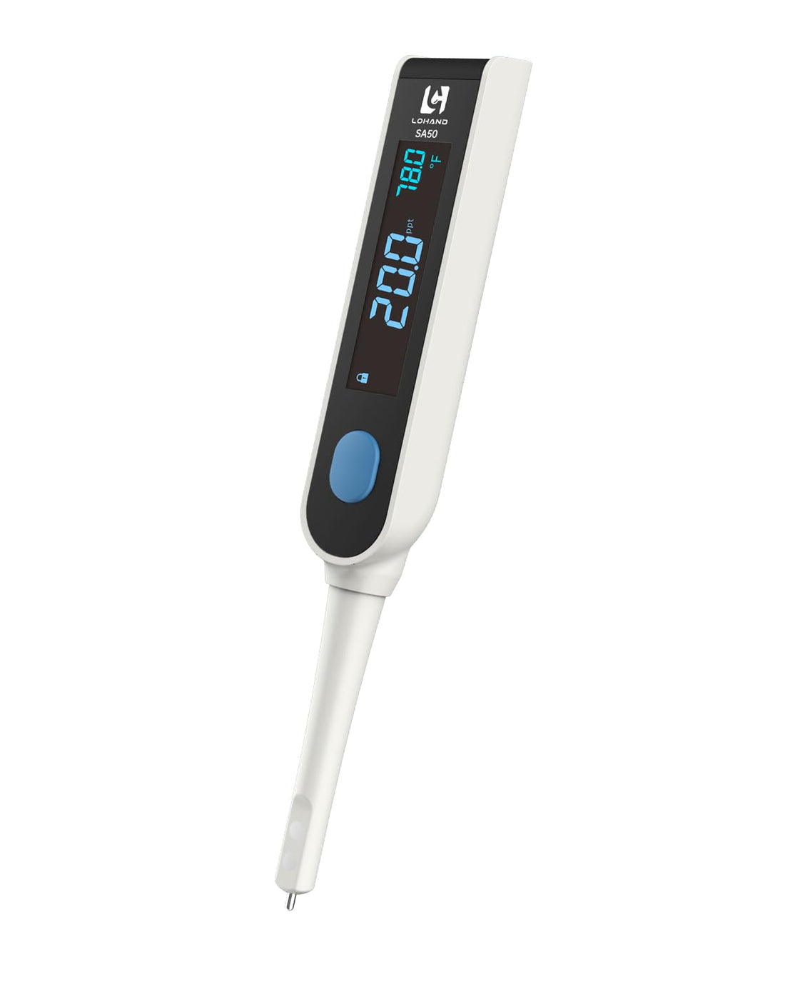 LOHAND Digital Salinity Meter, Range:0-50ppt