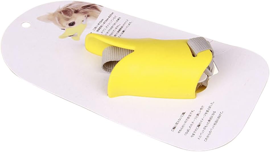 Dog Muzzle, Anti Bite Silicone Duck Mouth Shape Dog Mouth Covers