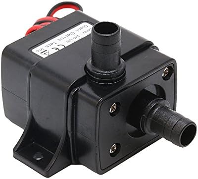 HiLetgo 2pcs Water Pump 240L/H DC 12V 4.2W Micro Brushless Pump 3M