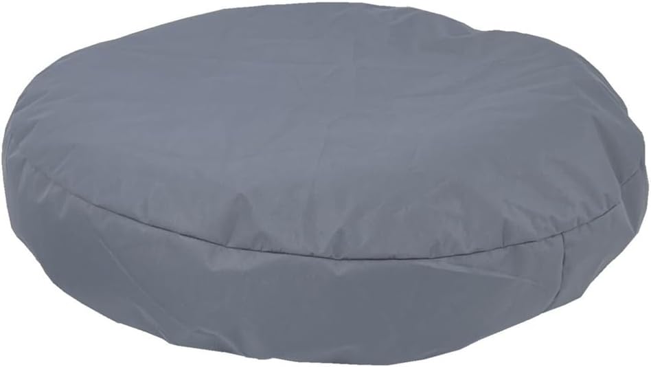 Round Cat and Dog Bed Cover Grey 20 Inch