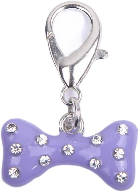 Bling Rhinestones Bone Charm Pendant Jewelry for Pet Dog Cat Puppy