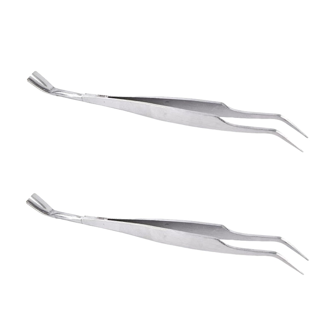 2 Pcs Stainless Steel Tick Tweezers Dual Tipped Tick Remover Tool