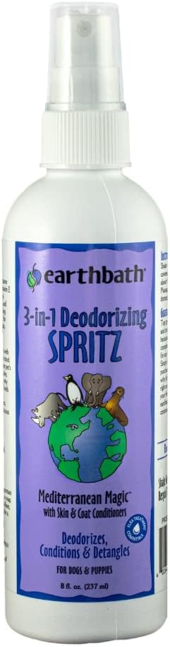 earthbath Vanilla & Almond 3-in-1 Dog Deodorizing Spray - 8 oz