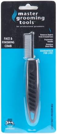Master Grooming Tools Face & Finishing Combs — Ergonomic Combs