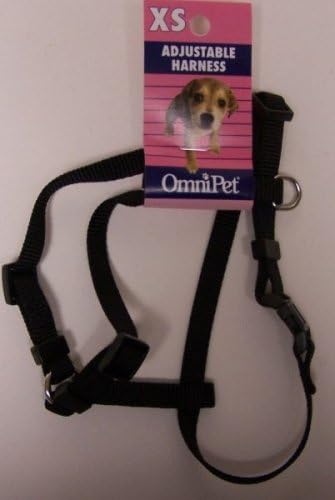 Kwik Klip Adjustable Nylon Pet Harness, Red, X-Small