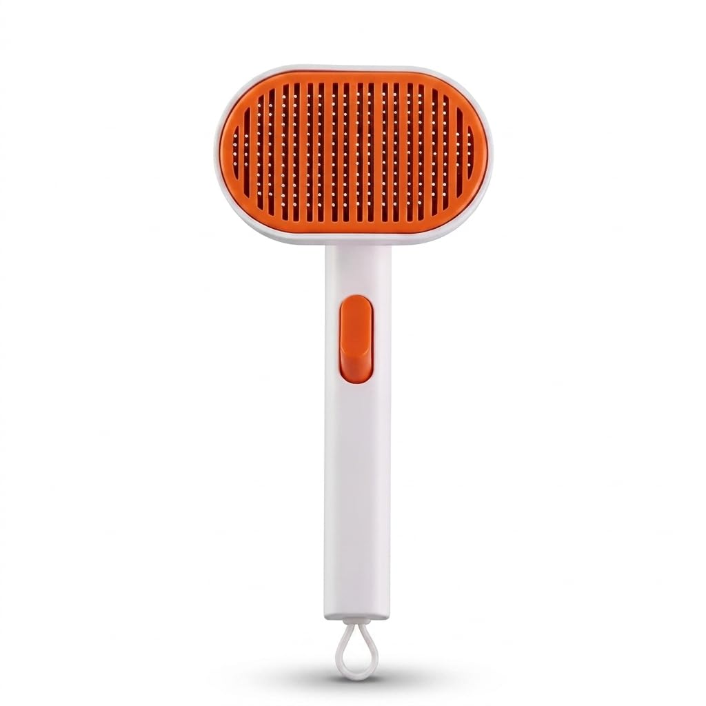 Self Cleaning Slicker Brush for Cats & Dogs