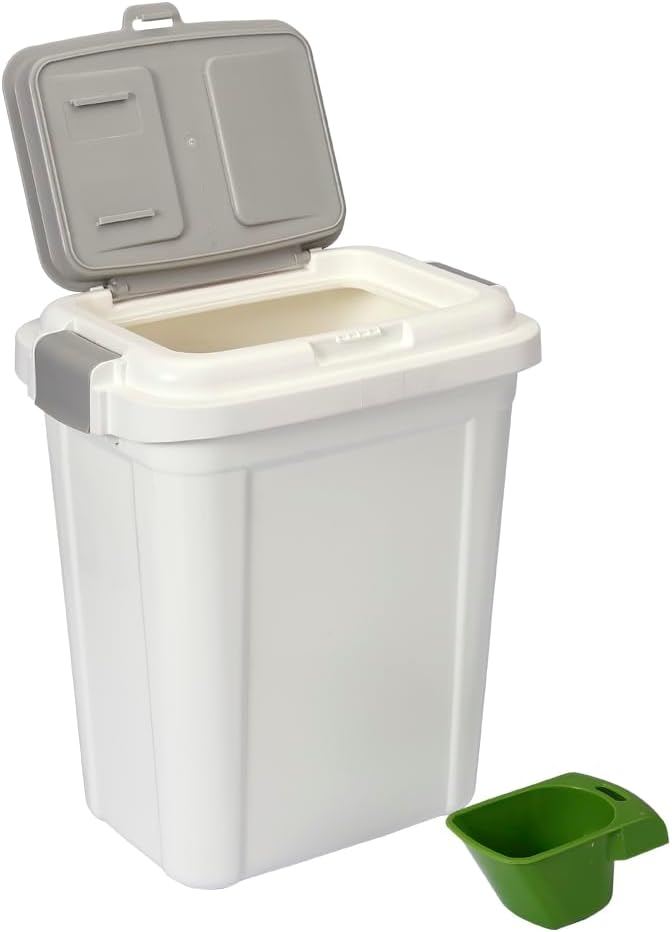 Airtight Pet Food Storage Container, Holds