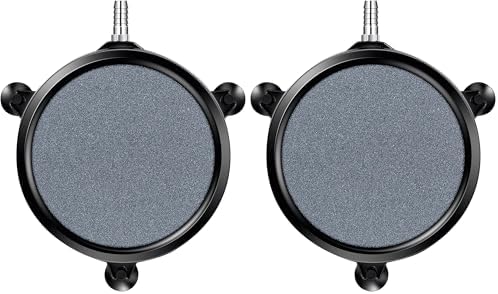 VIVOSUN 2PCS 4 x 2 in Large Air Stone for Aquarium, Air Pump