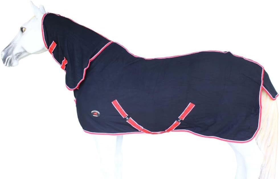 Challenger Horse Sheet Polar Fleece Cooler Exercise Blanket Wicks