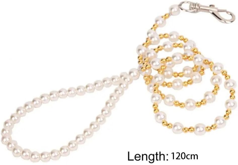 Imitation Pearls Pets Outdoors Accessories Pet Training Lead Leashes