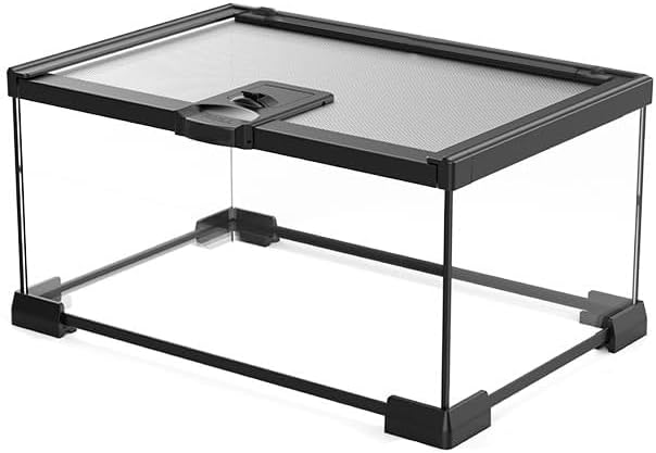 AWXZOM Mini Reptile Glass Terrarium Tank