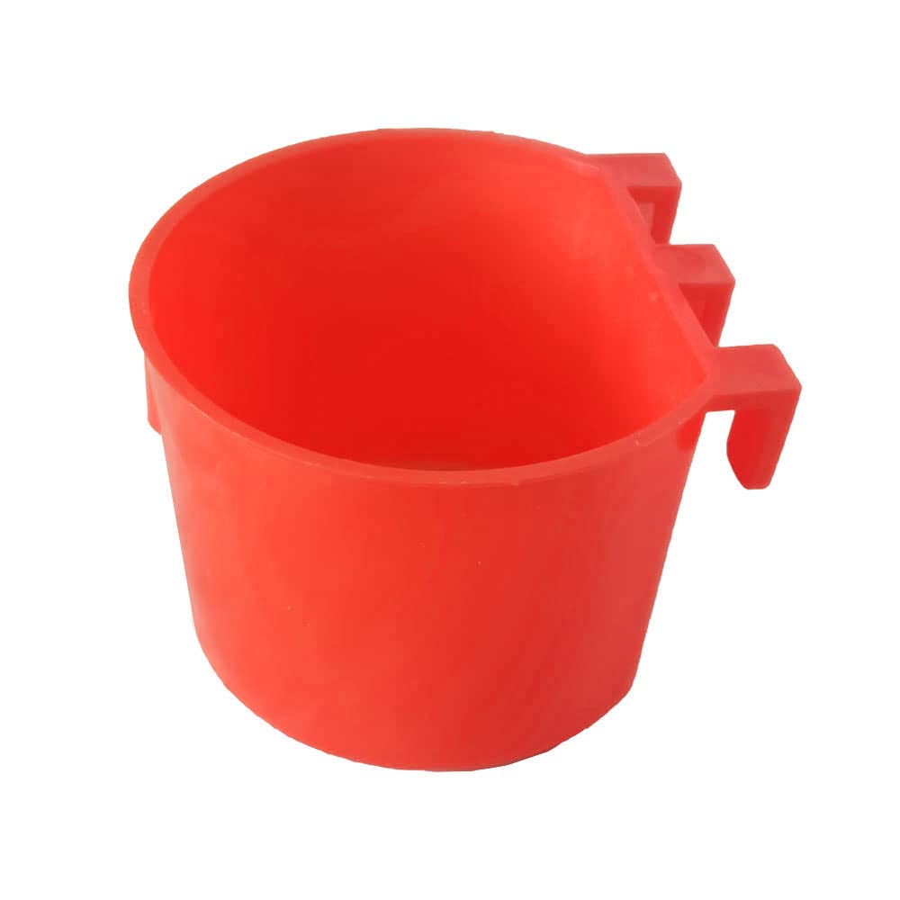 AMZSYLV 10 Pack Bird Cage Feeding Cups Chicken Seed Bowl Hanging