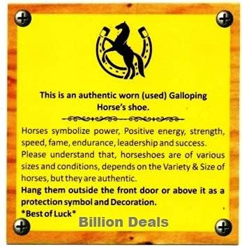 Authentic Certified Used Horseshoe - Good Luck Charm - Rustic