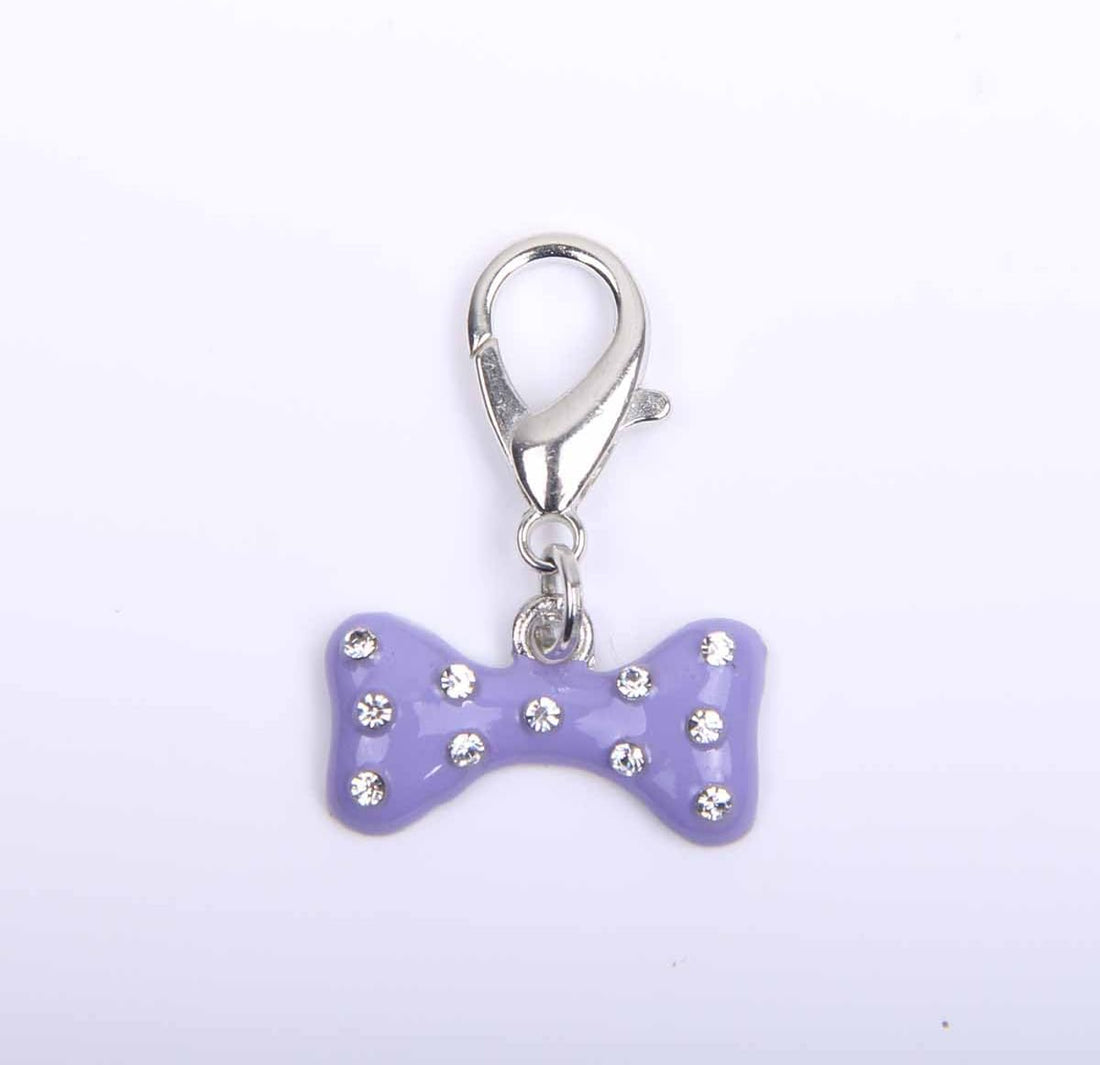 Bling Rhinestones Bone Charm Pendant Jewelry for Pet Dog Cat Puppy