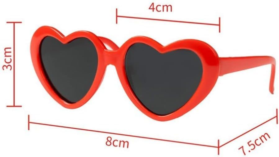 Pink Pet Heart Sunglasses