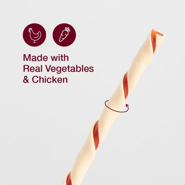 SmartBones Smart Twist Sticks, Rawhide Free Dog Chew Sticks
