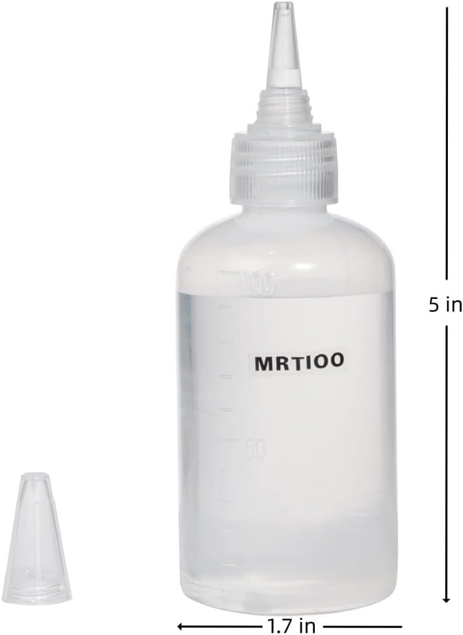 Lizard Gecko Food Water Feeding Bottle,2 pcs,3.4 Oz