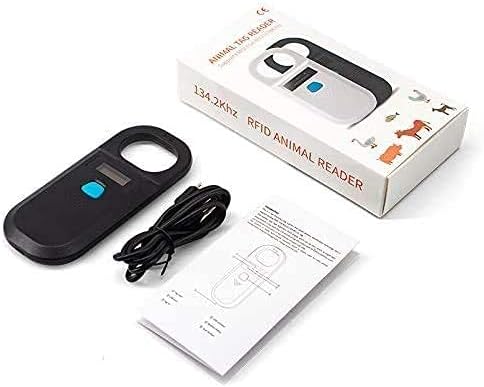 ISENVO Pet Microchip Scanner Rechargeable RFID EMID Micro Chip Reader