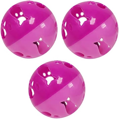 Large Cat Ball Toy with Bell – Blue (4", 1-Pack)