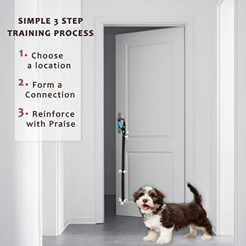 Duke & Dixie Dog Doorbells Training Potty 2 Pack Dog Bells Adjustable