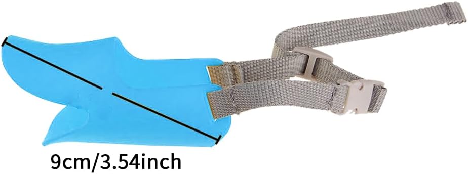 Dog Muzzle, Anti Bite Silicone Duck Mouth Shape Dog Mouth Covers