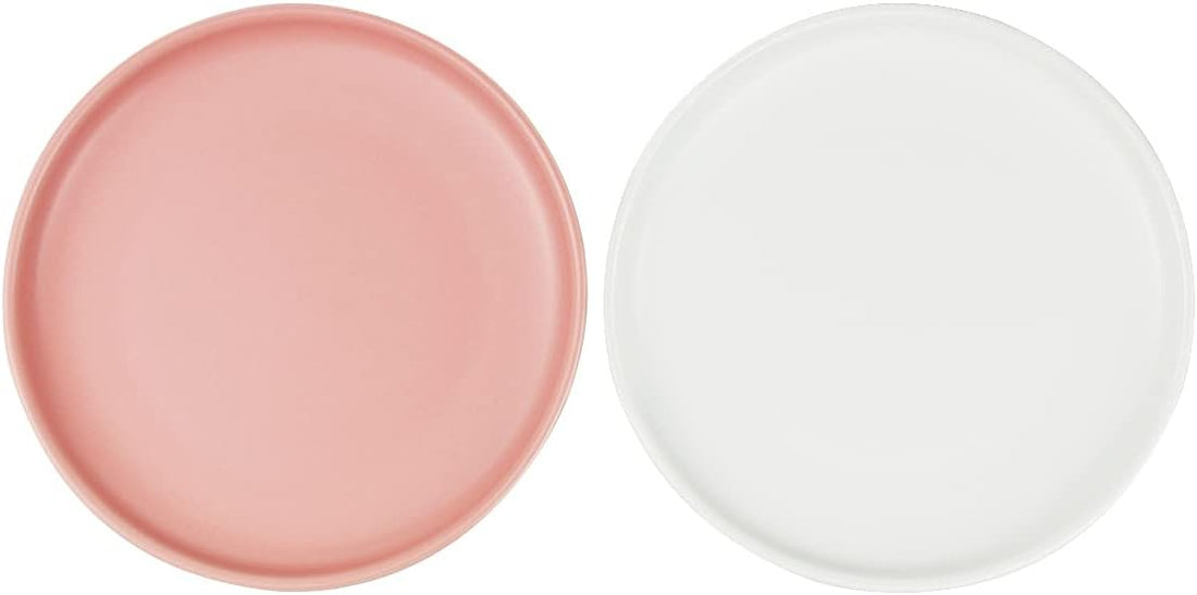 Ceramic Shallow Cat Dish 6 inch, Whisker Fatigue Free Cat Food Bowls
