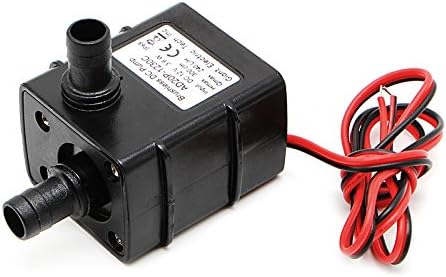 HiLetgo 2pcs Water Pump 240L/H DC 12V 4.2W Micro Brushless Pump 3M