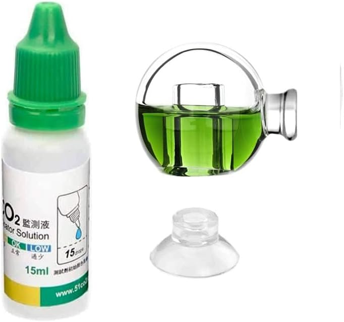 FZONE Aquatic CO2 Glass Drop Checker PH Momitor Test CO2 Kit Aquarium