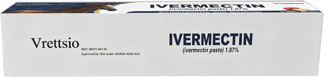 Ivermectin Paste 1.87% for Horses, Oral Dewormer Paste