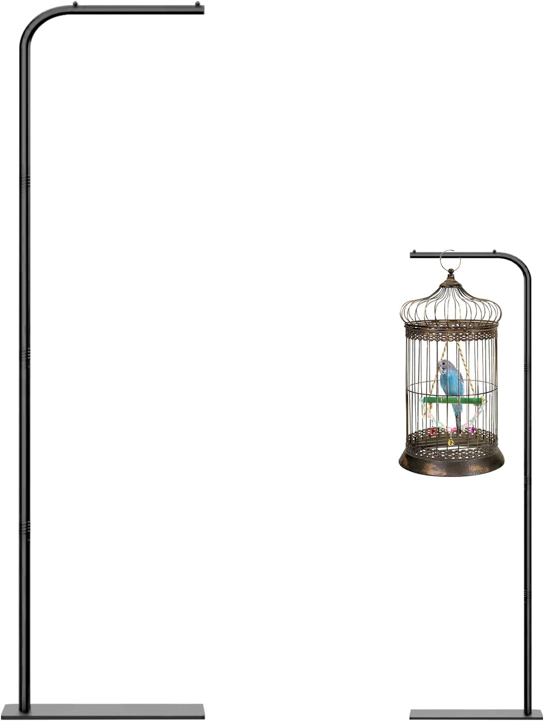 TBTFW 67 Inch High Hanging Bird Cage Stand