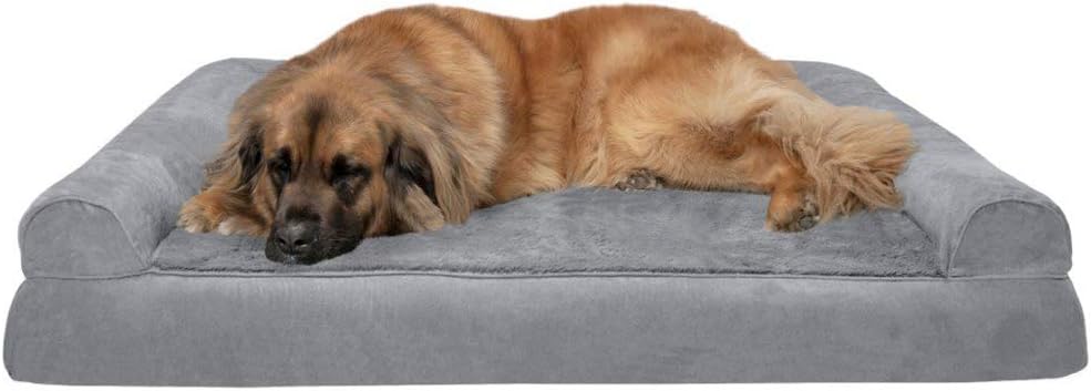 Furhaven Orthopedic Dog Bed for Medium/Small Dogs w/ Removable