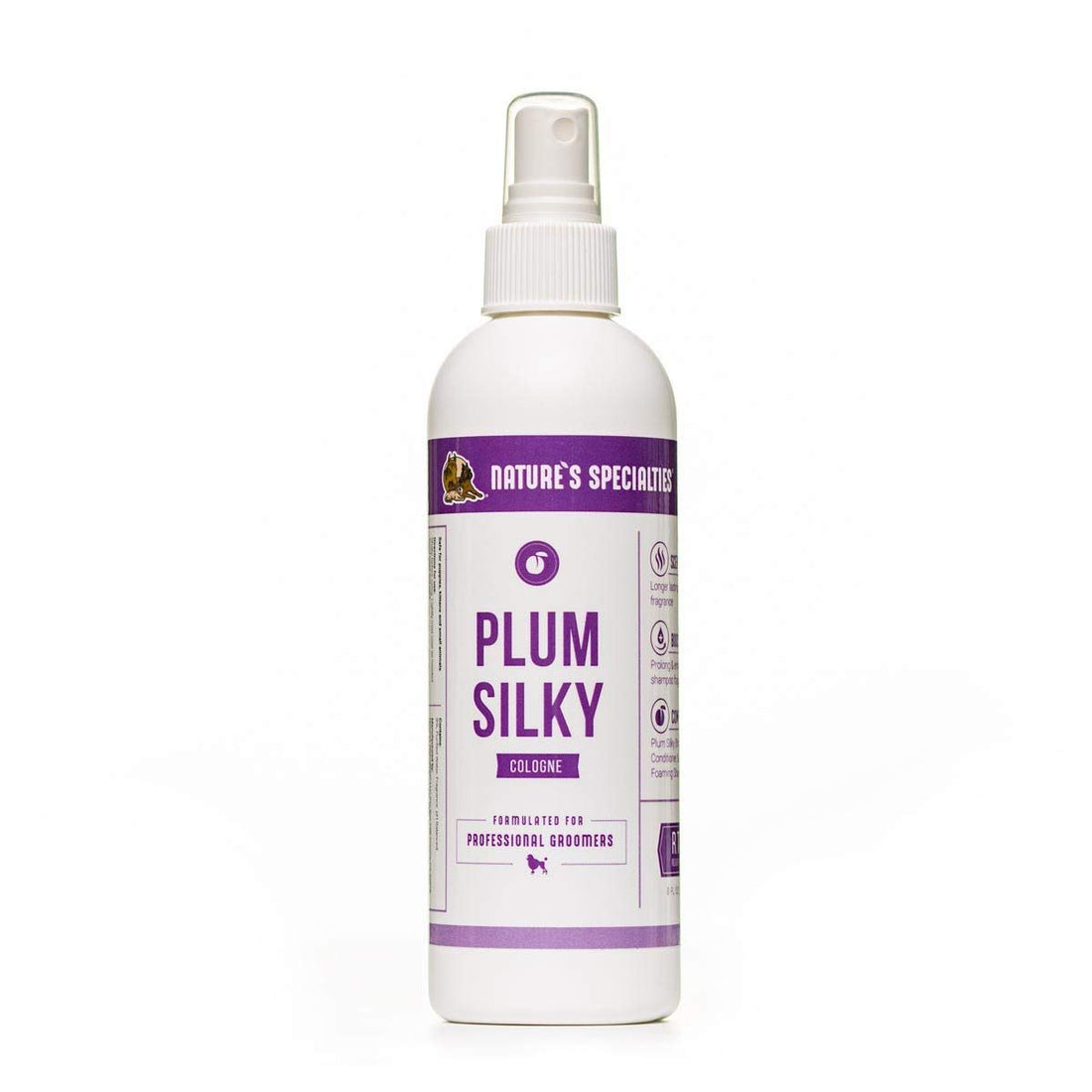 Nature's Specialties Plum Silky Dog Cologne for Pets